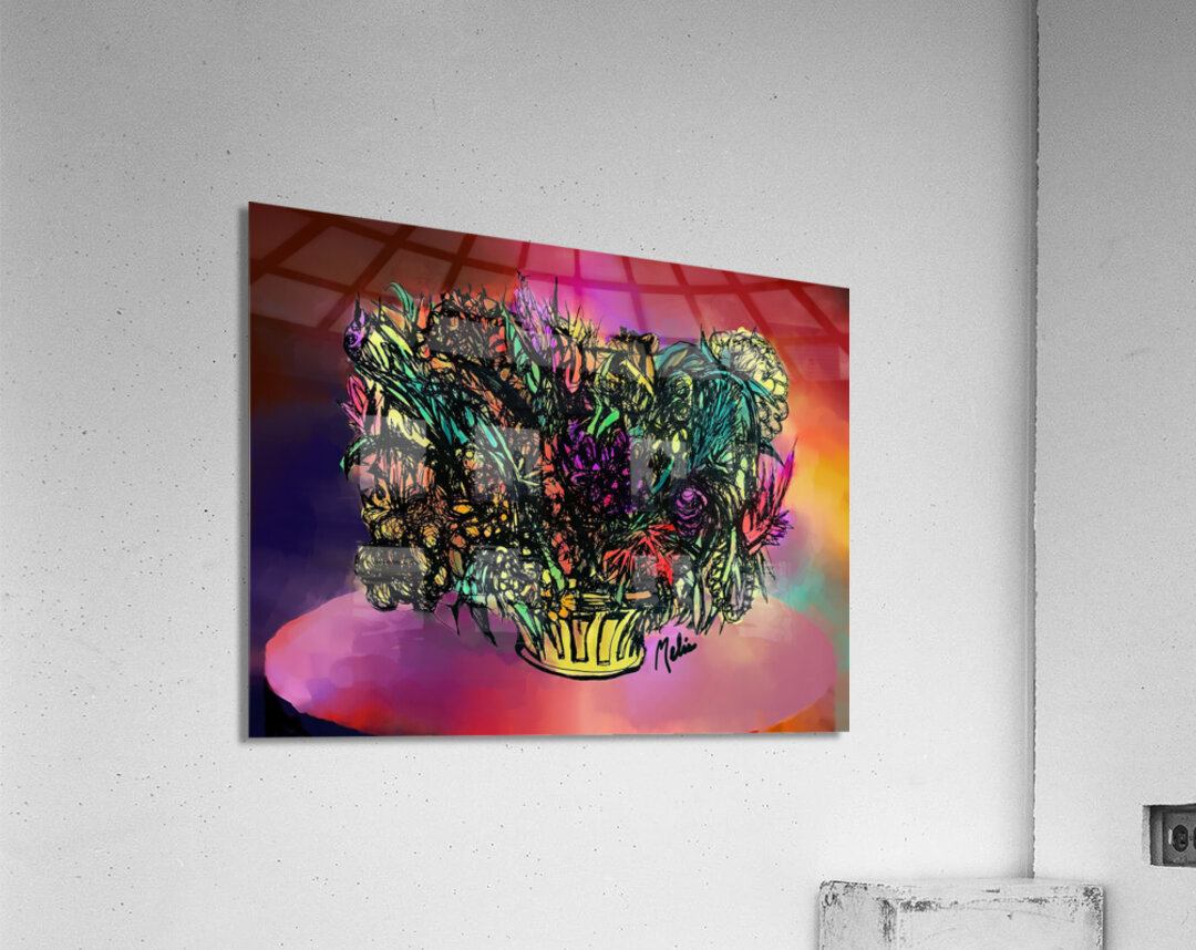 Wildflower Bouquet FINAL signed  2 Acrylic Print