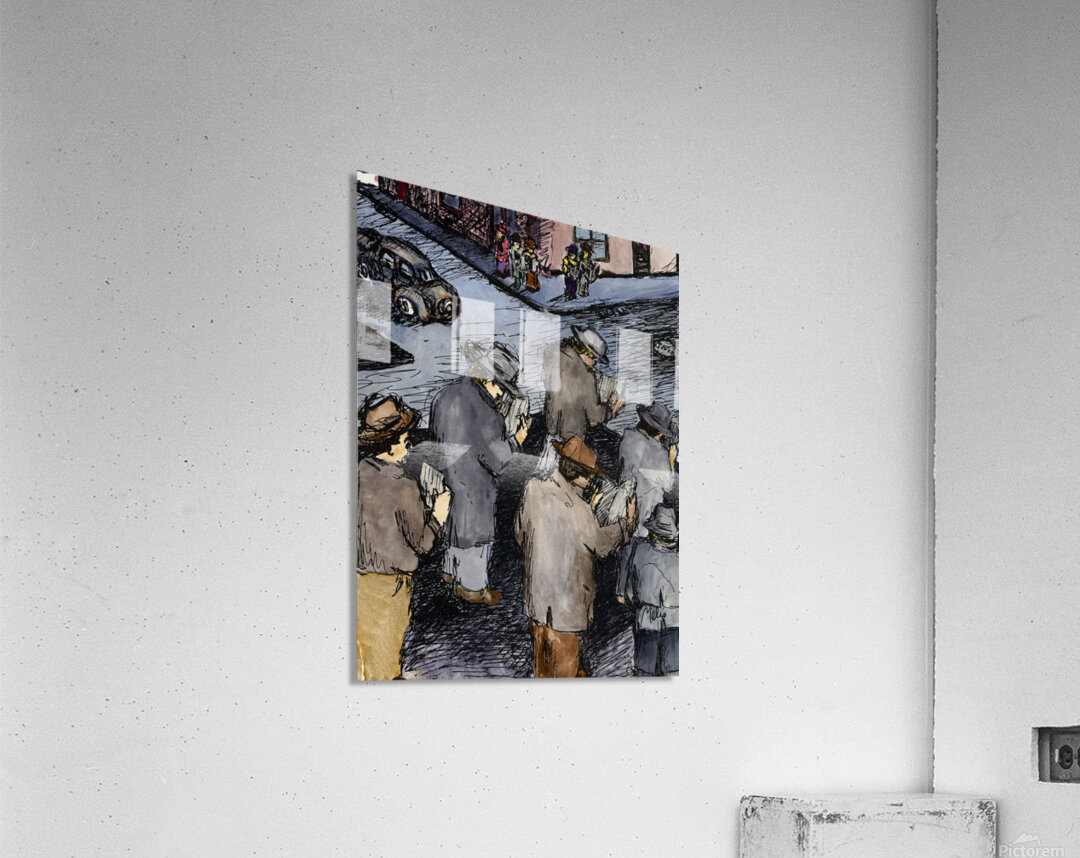 Dystopian Headlines 16x12 Marc  Melis   20250617 Acrylic Print