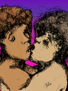 Lovers Kissing with purple background   FINAL cop