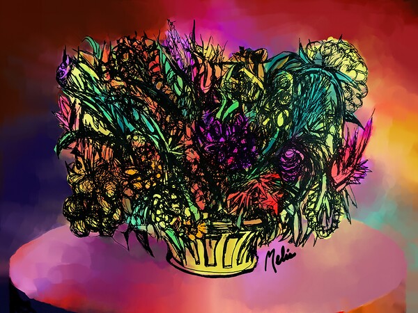 Wildflower Bouquet FINAL signed  2 Digital Download