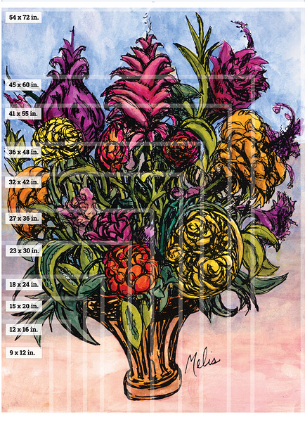 Art Fair Marketing Material   Sizng Example Canva Print