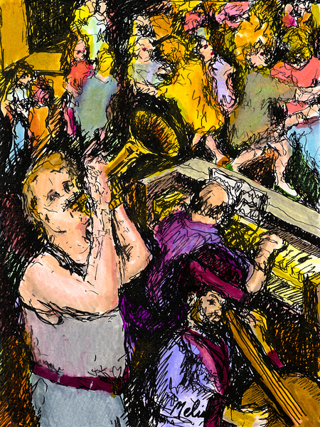 JAZZ NIGHT OPT Print