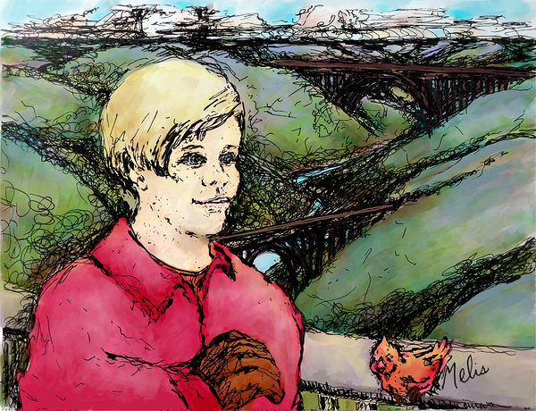 New River Overlook Print