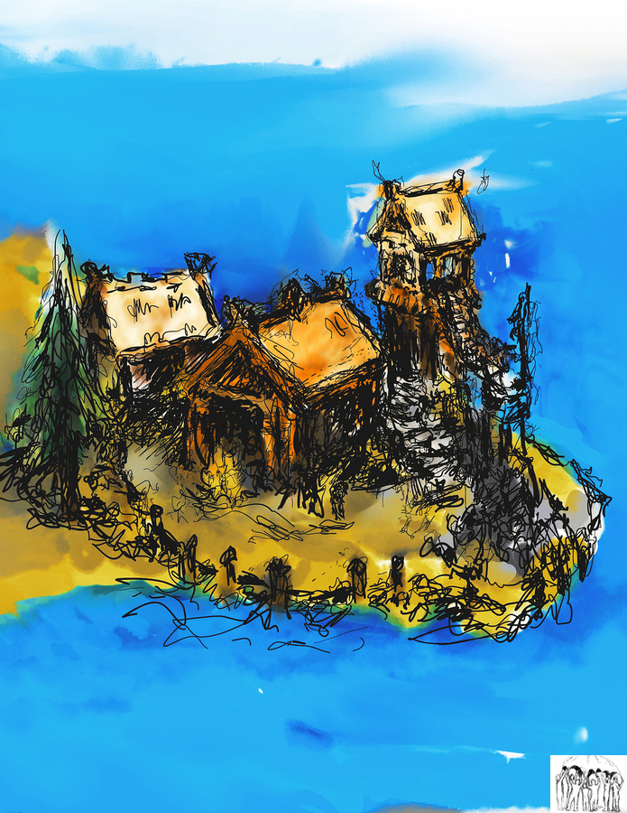 Nordic Village  Print