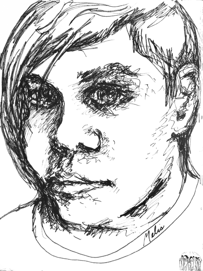 Sketch Portrait | Marc Melis  Print