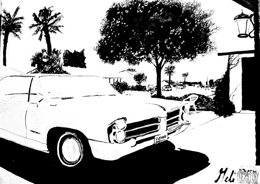 Hooptie - black and white -  PSX 20250302 042229  Print