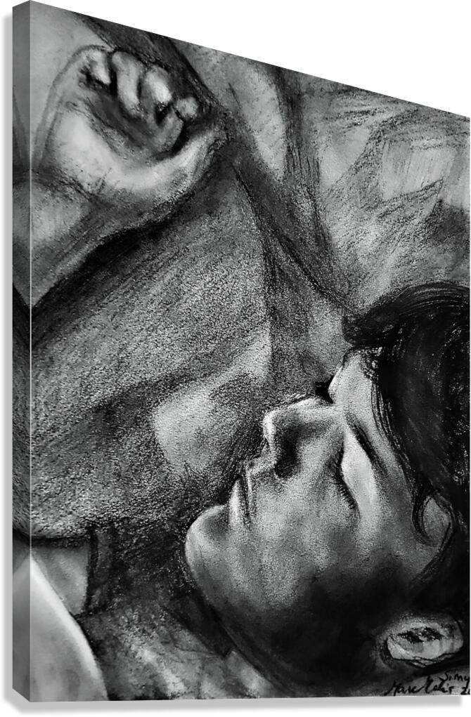 Sketch Portrait | Marc Melis Canvas Print