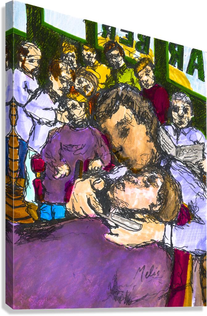 1 BARB 1 Canvas Print