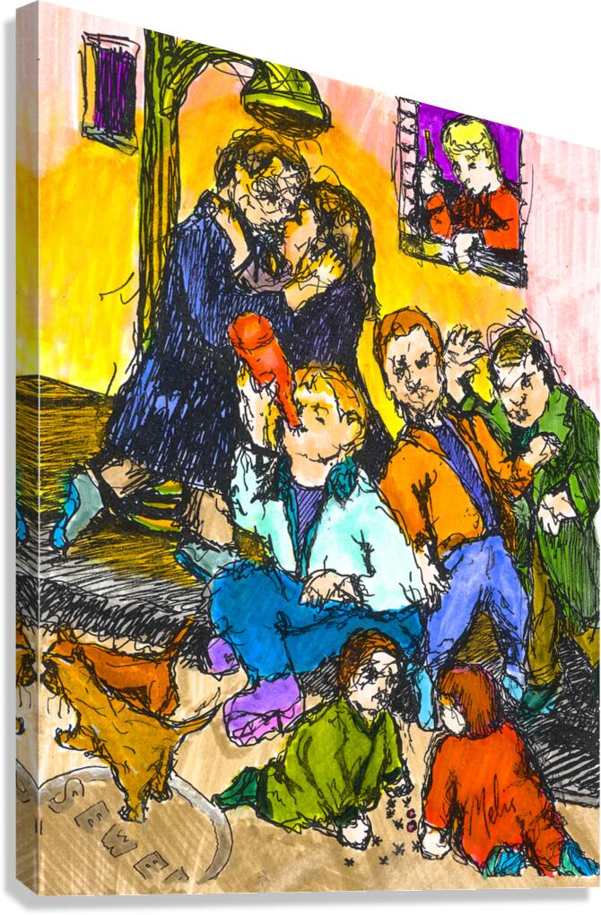 1 LIVE 1 Canvas Print