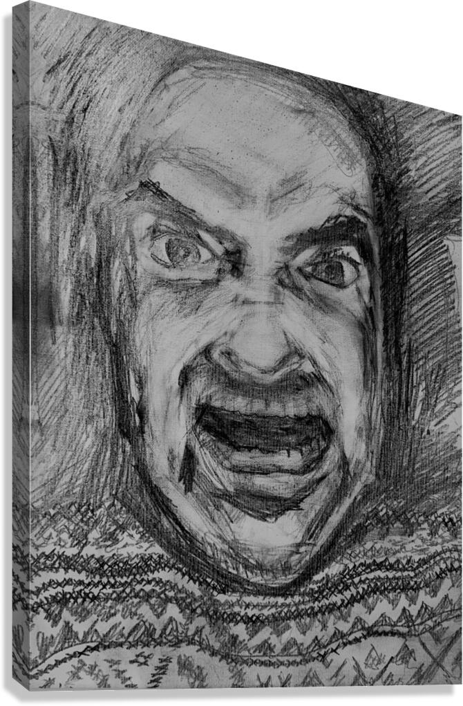 Sketch Portrait | Marc Melis Canvas Print