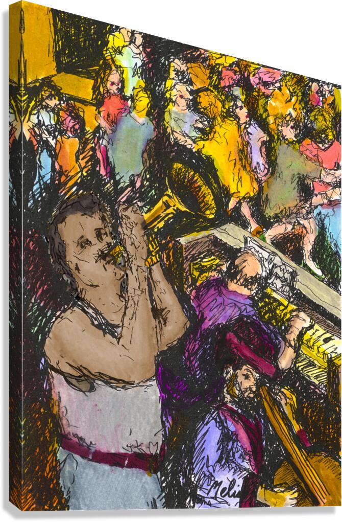 Jazz Night 9x12 Marc Melis   20231129   AdobeRGB Canvas Print