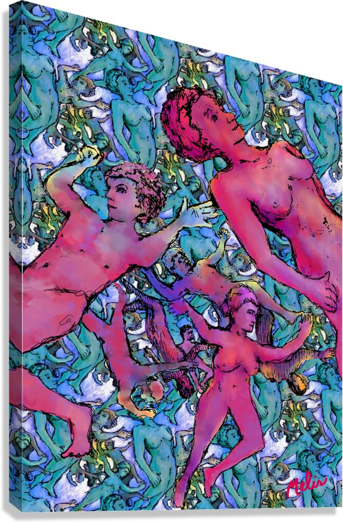 Free Fall FINAL Canvas Print