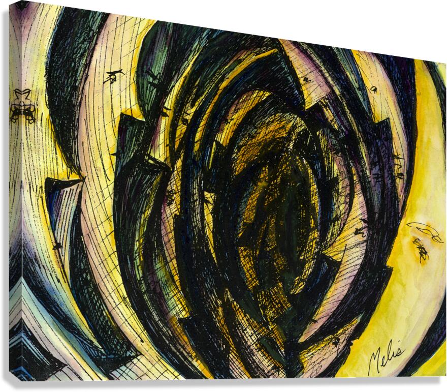 Moonlight Sonata   Abstract 16x12 Marc  Melis   2 Canvas Print