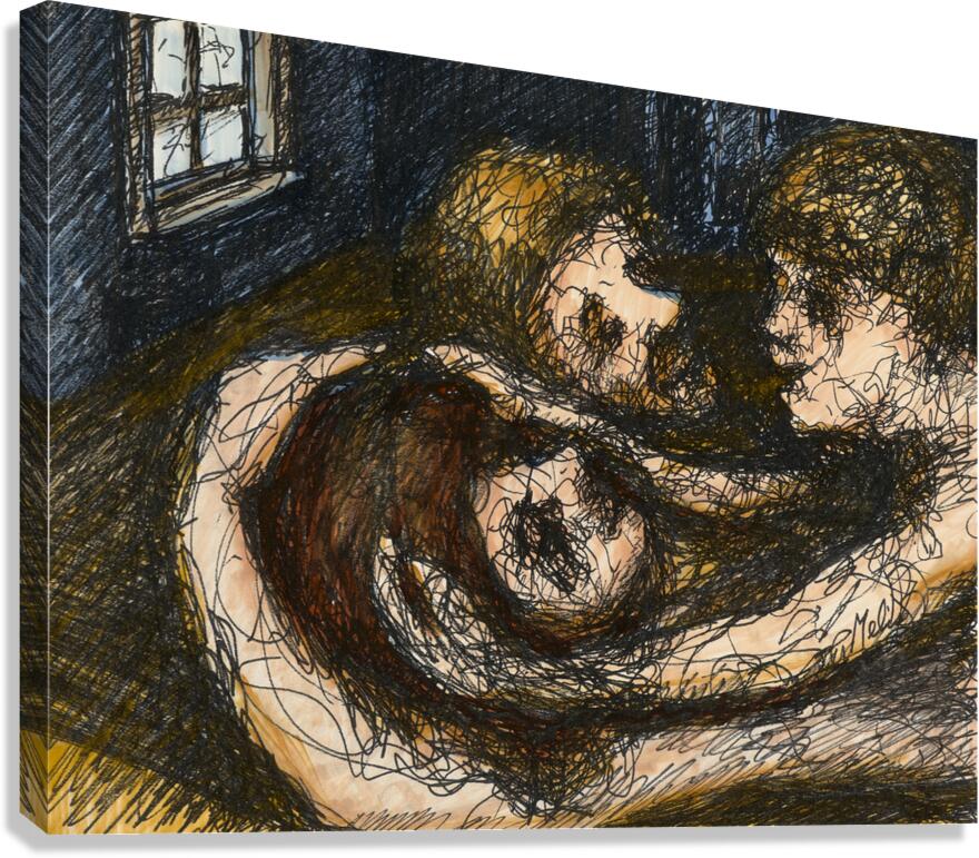 A Tender Moment 16x12 Marc  Melis   20250617   Ad Canvas Print