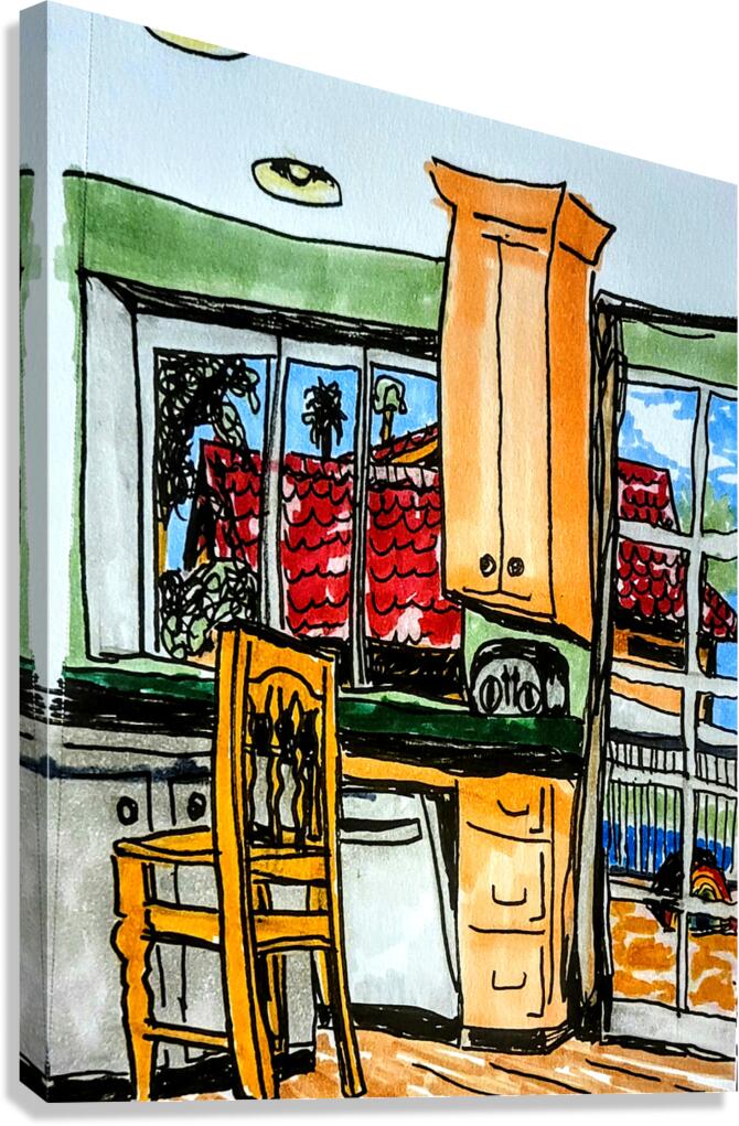 3 by 4 aspect ratio     kitchen     20230805 0026 Canvas Print