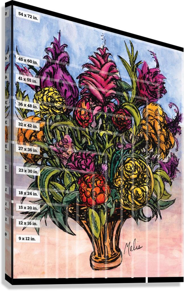 Art Fair Marketing Material   Sizng Example Canva Canvas Print