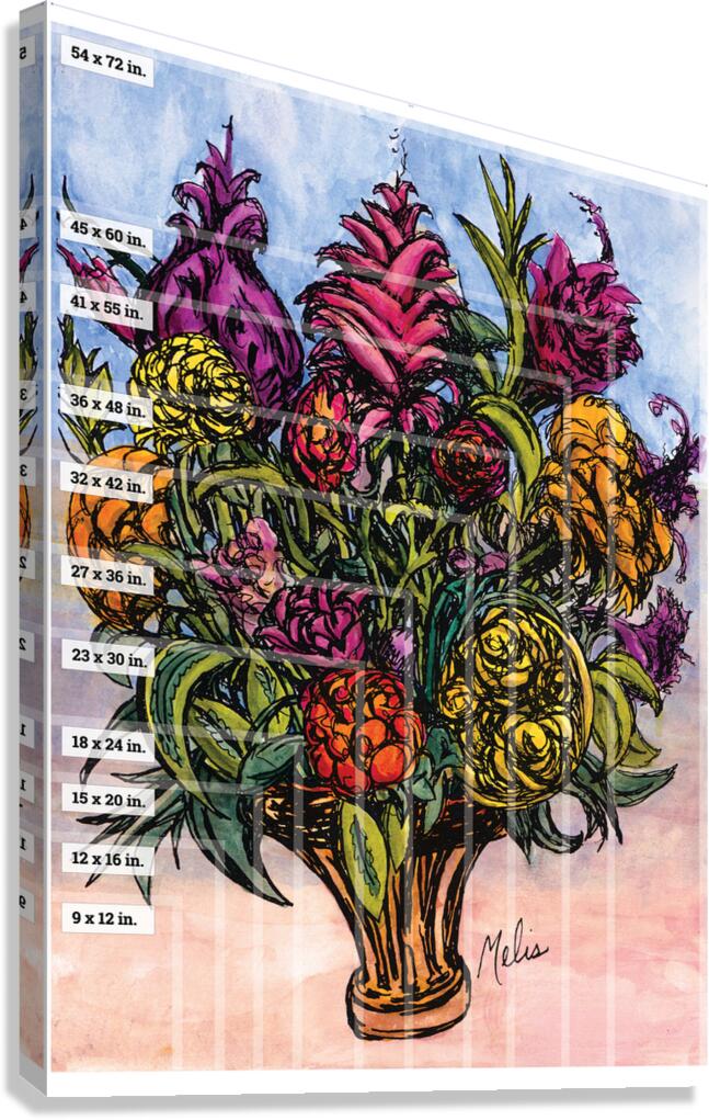 Art Fair Marketing Material   Sizng Example Canva Canvas Print