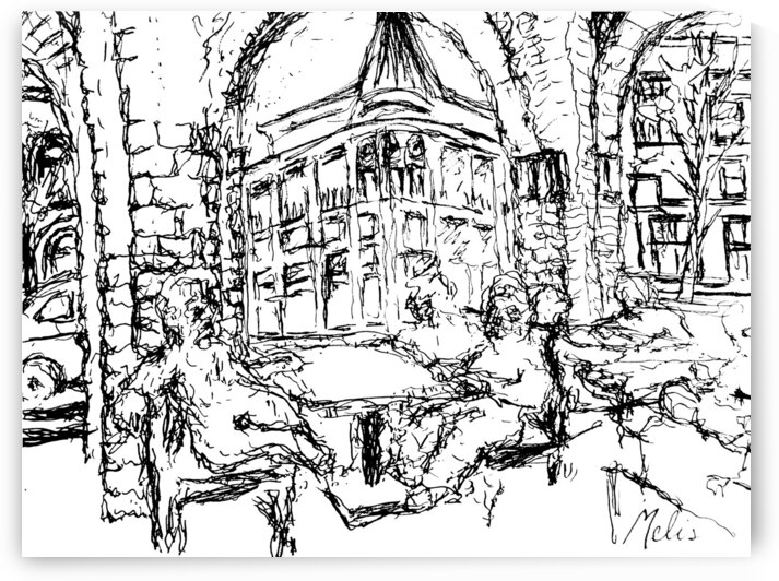 Weatherford Hote   Flagstaff   Black and White by Marc Melis