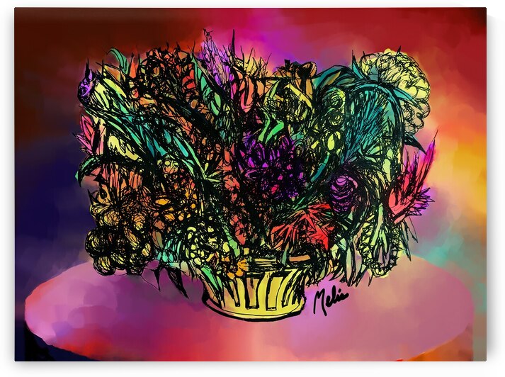 Wildflower Bouquet FINAL signed  2 by Marc Melis