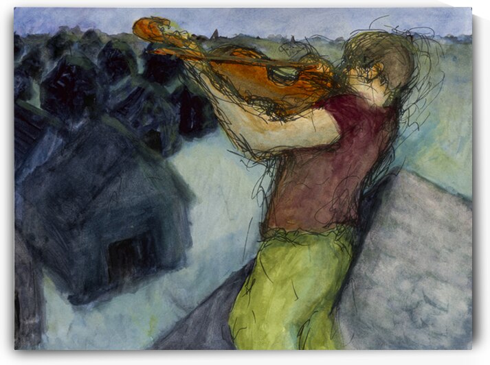 Fiddler on the Roof 16x12 Marc  Melis   20250617 by Marc Melis