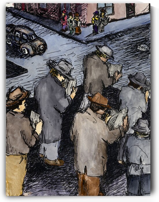 Dystopian Headlines 16x12 Marc  Melis   20250617 by Marc Melis