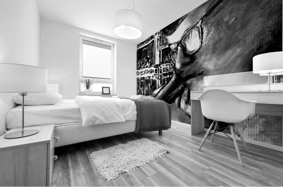 Sketch Portrait | Marc Melis Mural print