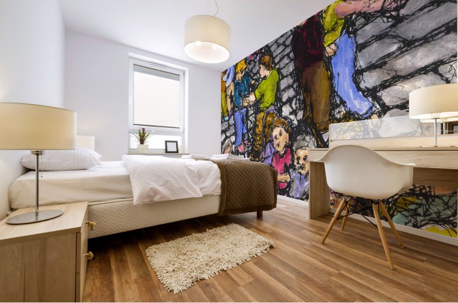 1 HOST 1 Mural print