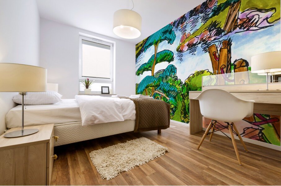 JAPANE 1 Mural print