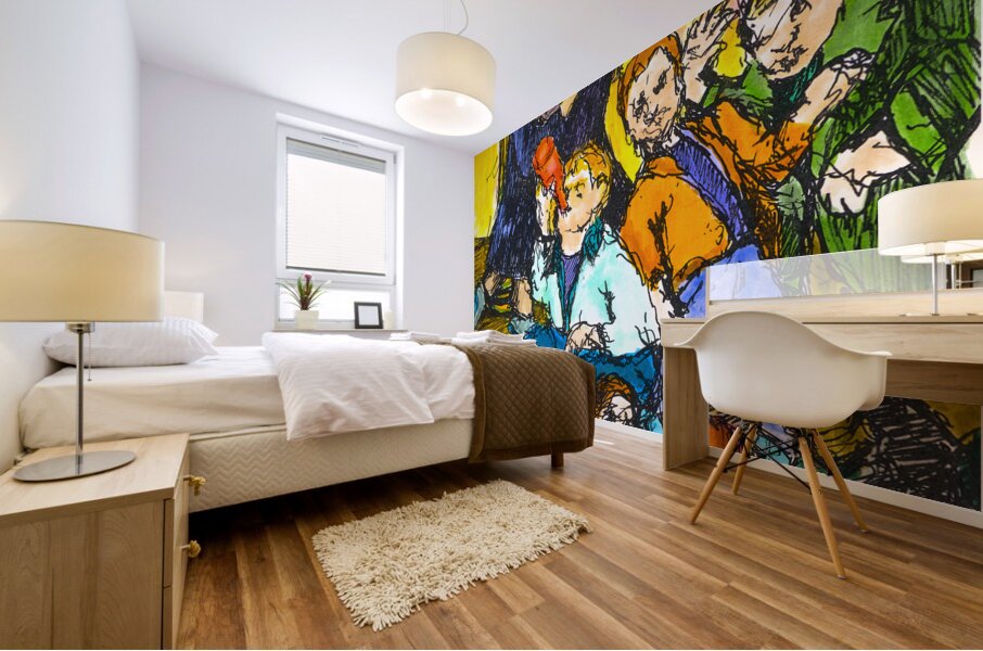 1 LIVE 1 Mural print