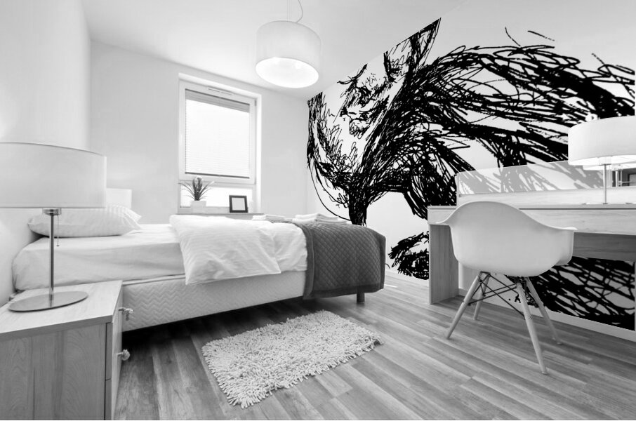 Sketch Portrait | Marc Melis Mural print