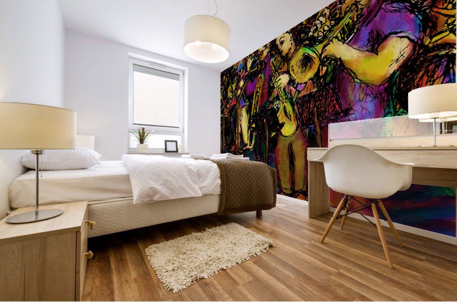 Bad Cactus   psd     colorful yellow skin Mural print