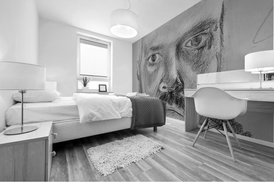 Sketch Portrait | Marc Melis Mural print