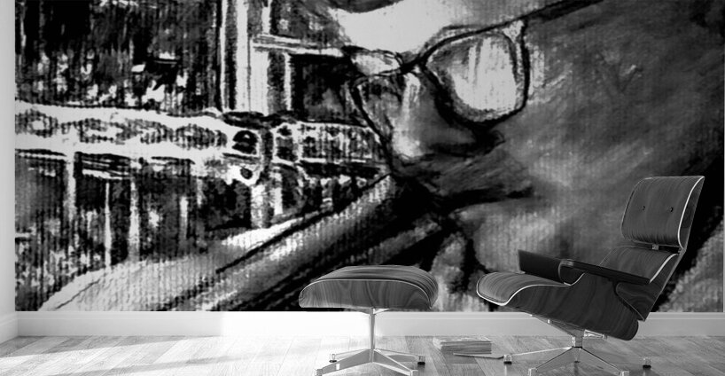 Sketch Portrait | Marc Melis Wall Murals