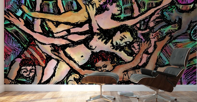 Falling Into Graceland   muted final 6 Wall Murals