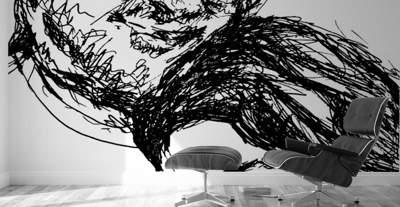 Sketch Portrait | Marc Melis Wall Murals