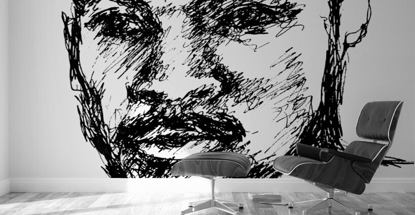 Sketch Portrait | Marc Melis Wall Murals
