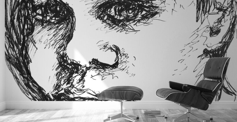 Sketch Portrait | Marc Melis Wall Murals