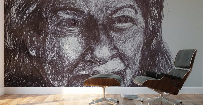 Sketch Portrait | Marc Melis Wall Murals