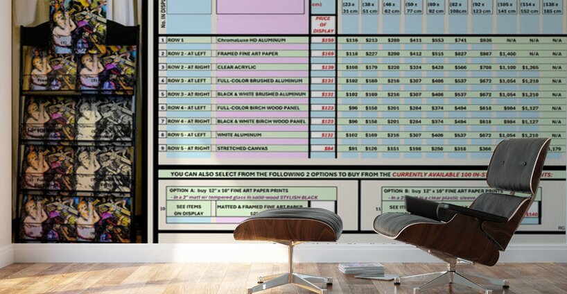 Art Fair 9-2025 Pricing Summary Sheet   Regular Pric Wall Murals