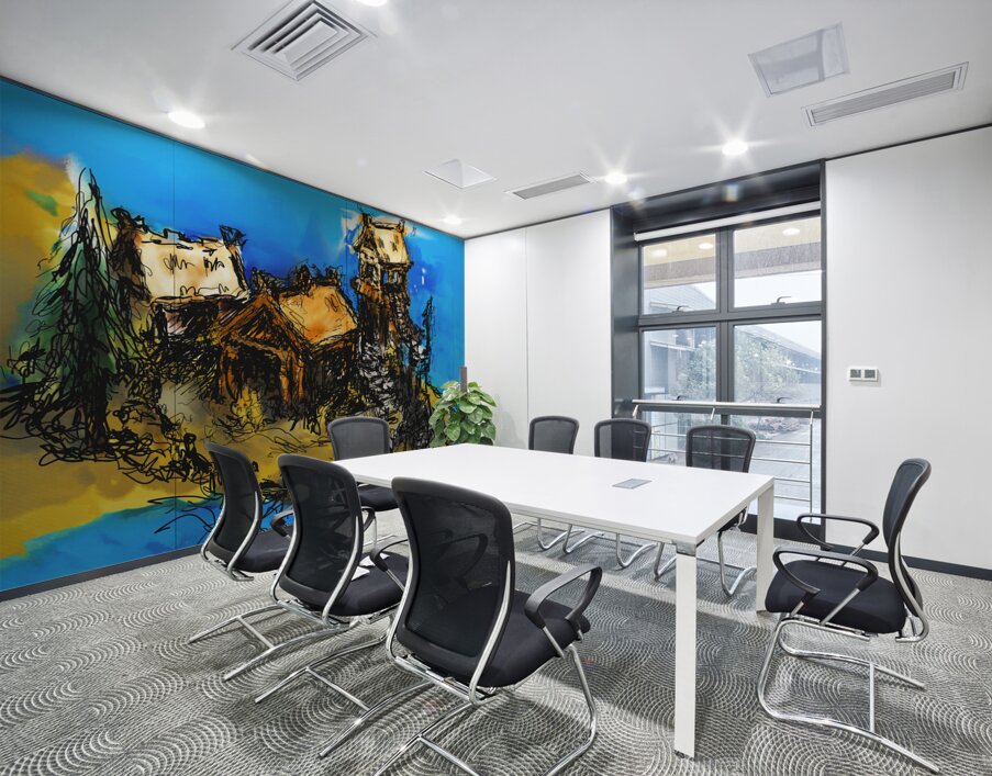 Nordic Village Wall Printing