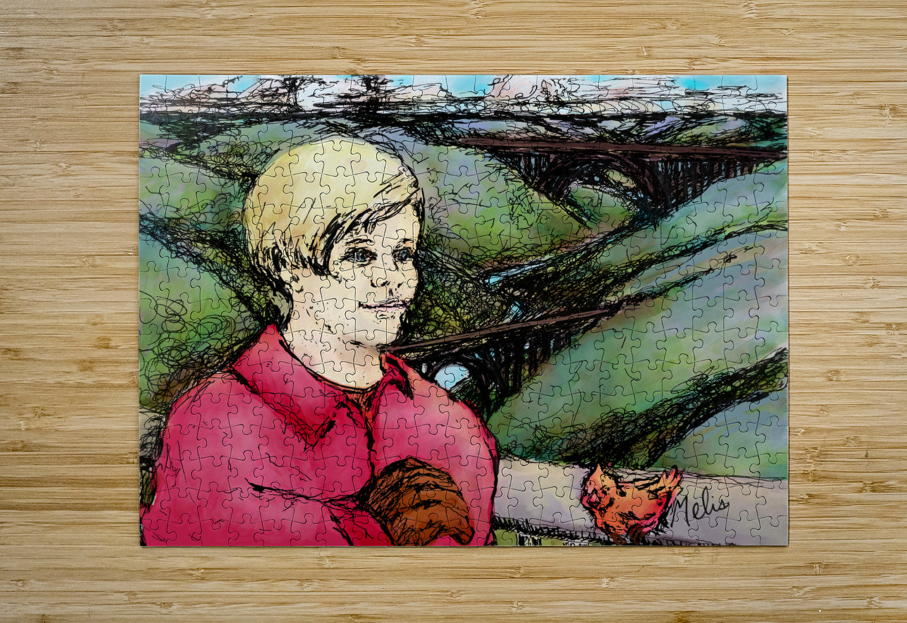 New River Overlook Marc Melis Puzzle printing