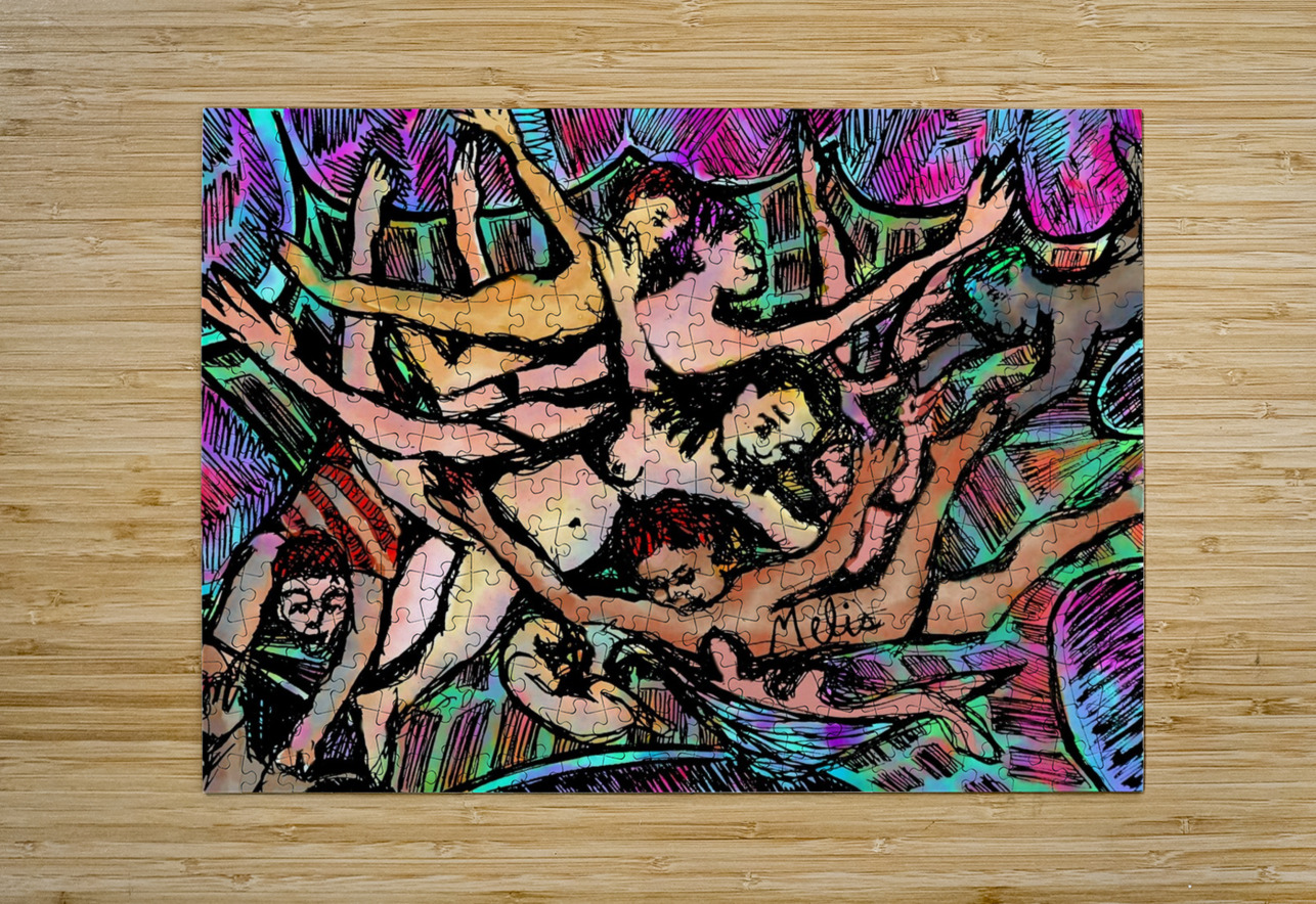 Falling Into Graceland   muted final 6 Marc Melis Puzzle printing