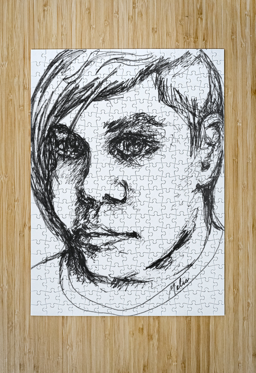 Sketch Portrait | Marc Melis Marc Melis Puzzle printing