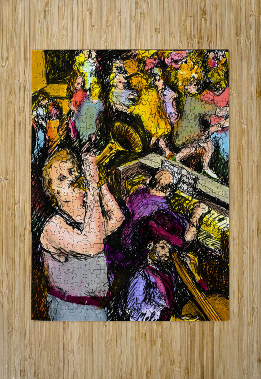 JAZZ NIGHT OPT Marc Melis Puzzle printing