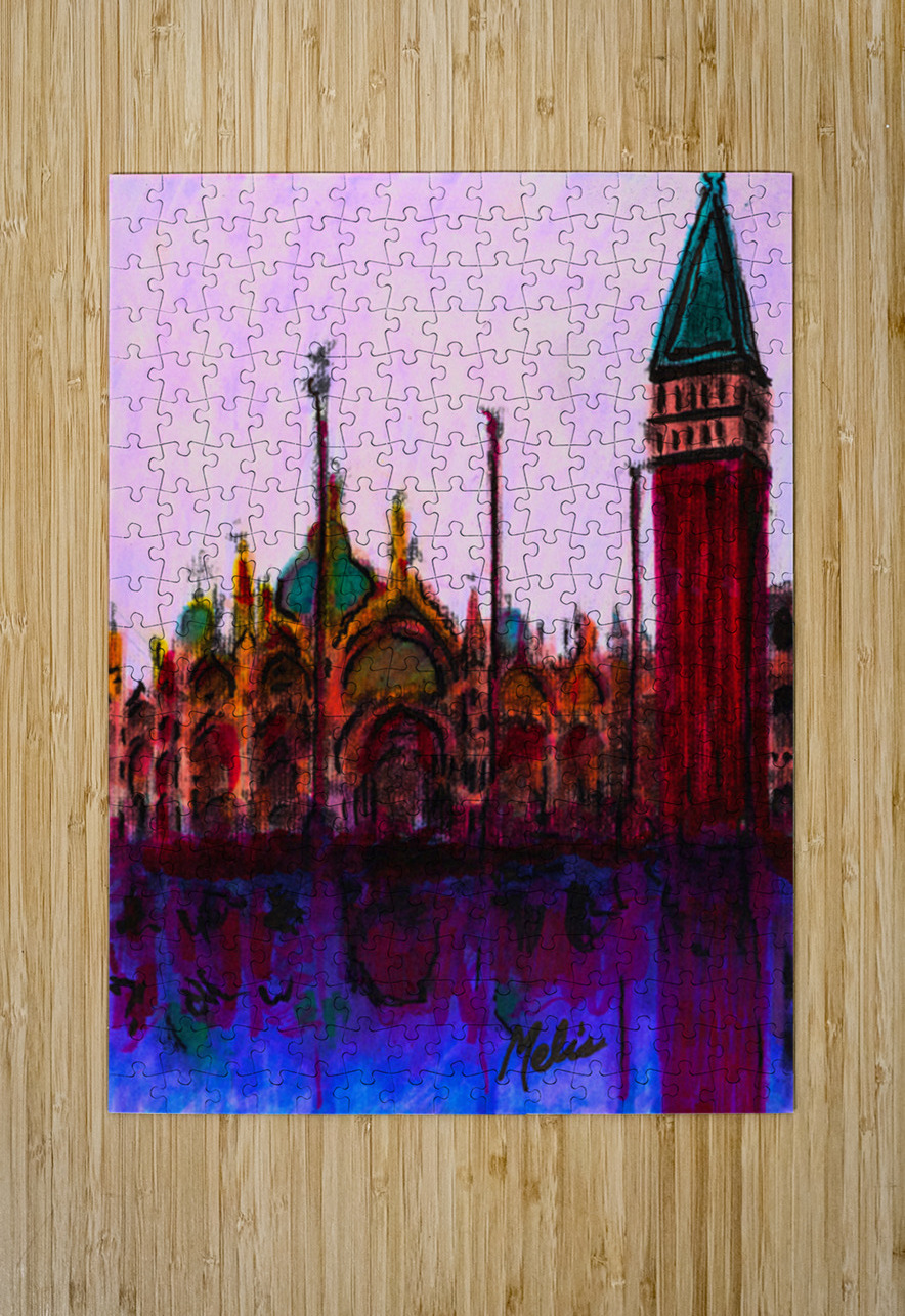 3 by 4 aspect ratio   Piazza San Marco     Venice Marc Melis Puzzle printing