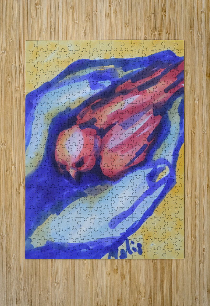 3 by 4 aspect ratio     Hands Hoding Bird     202 Marc Melis Puzzle printing