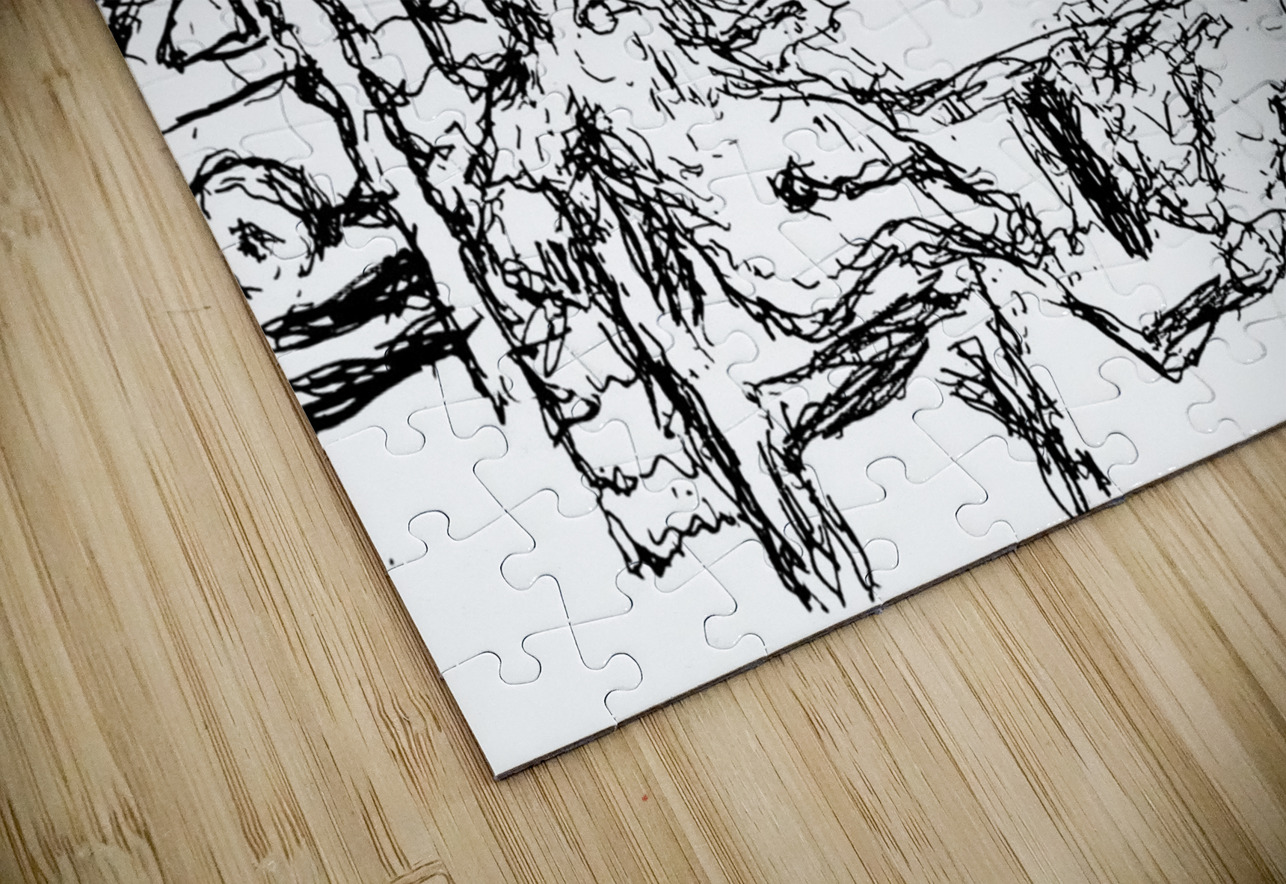 Weatherford Hote   Flagstaff   Black and White Marc Melis Puzzle