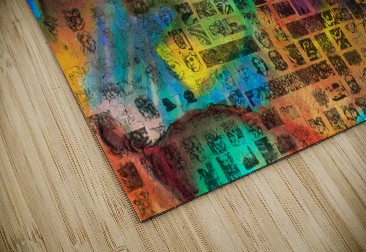 Mosaic silhouette abstract mango photo collage contact sheets FINAL Marc Melis Puzzle