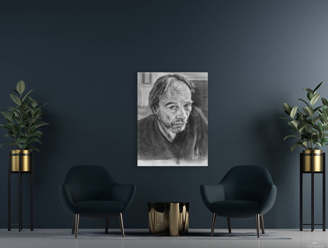 Melis   Portrait Man 9x12 Mark Melis   20230614 Reproduction