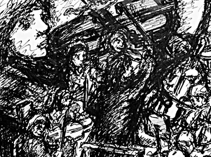 Violinist with Orchestra by Marc Melis